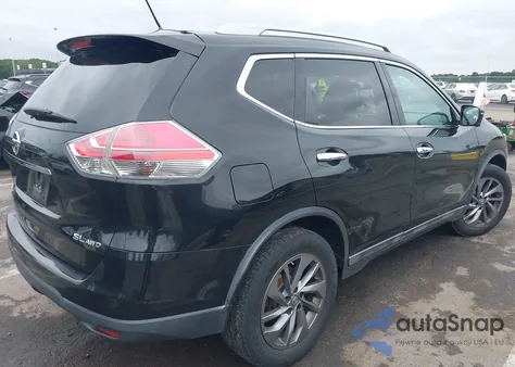 2016 Nissan Rogue Sl z USA, uszkodzony, nr VIN 5N1AT2MV1GC736706